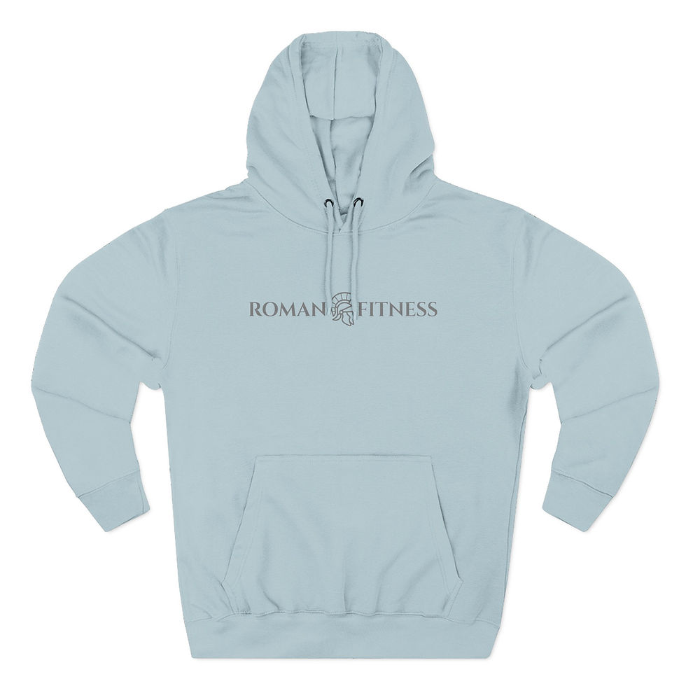 Thumbnail: Hoodie - Long Logo - RF Back - Grey