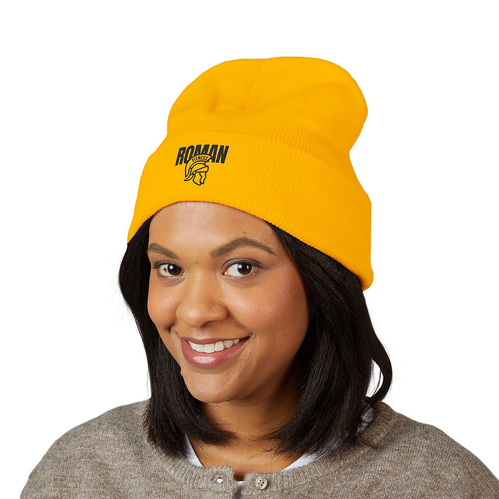 Thumbnail: Cuffed Beanie - Black Helmet
