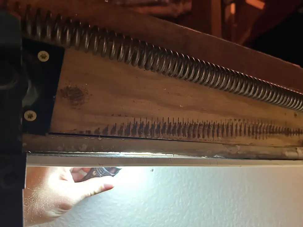 Rusted AC ceiling vent caused by long-term indoor humidity problems in an Austin home