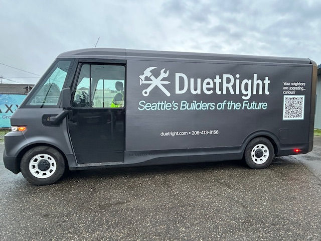 Custom Wrap of Bright Drop Van