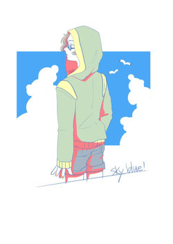sky blue
