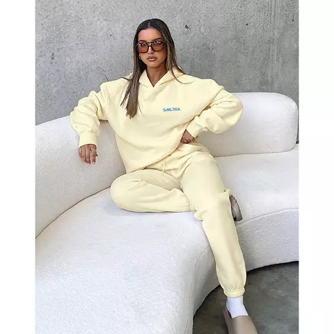 Thumbnail: Fall clothing for women 2 pieces of jogging suits, Casual outfit.