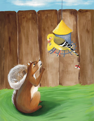 animal illustration for picture book illustaration.