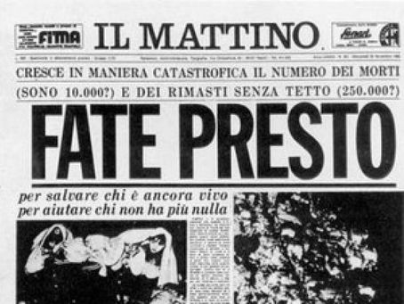"Speciale Tg1": Fate presto. 23 Novembre 1980, storia di un terremoto