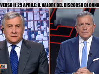 Antonio Tajani ospite a "Zona Bianca"