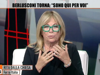 Rita Dalla Chiesa ospite a "Zona Bianca"