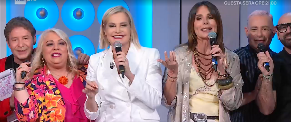 Citofonare Rai2 - Simona Ventura e Paola Perego