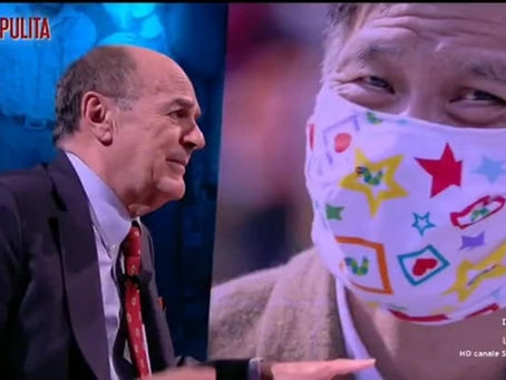 Pierluigi Bersani ospite a "Piazzapulita"