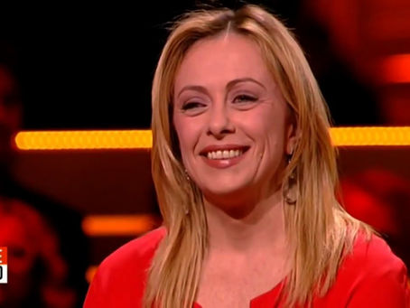 Giorgia Meloni ospite a "Dritto e Rovescio"