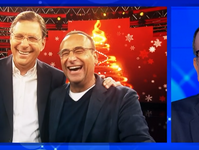 Carlo Conti ospite a "Domenica In"