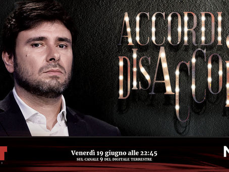 Alessandro Di Battista ospite ad "Accordi & Disaccordi"