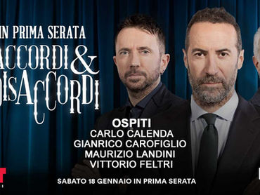 Carlo Calenda ospite ad "Accordi & Disaccordi"