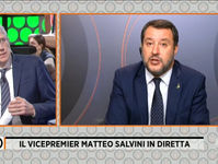 Matteo Salvini ospite a "Fuori dal Coro" 