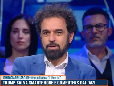 Dino Giarrusso ospite a "Zona Bianca"