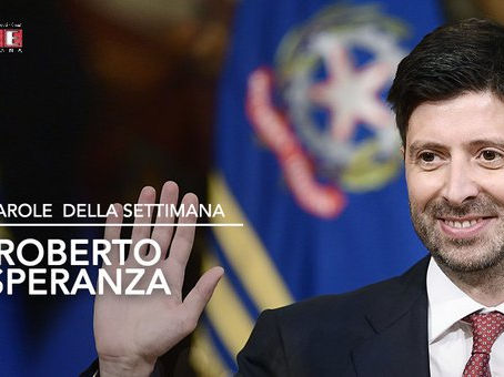 Roberto Speranza ospite a "Le parole della settimana"