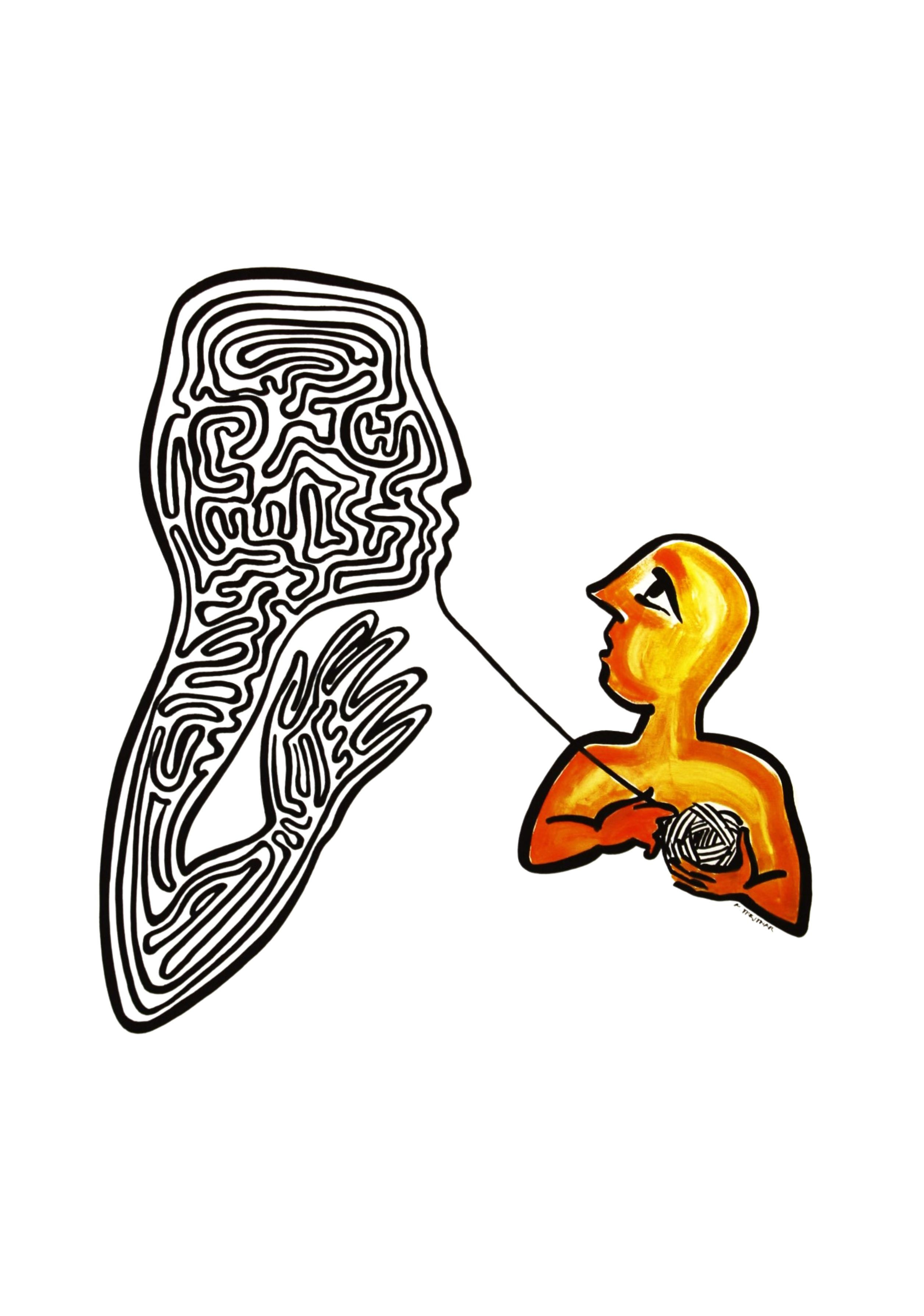 Maze print by Mirek Trejtnar