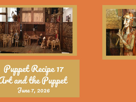 June Puppet Recipe: Art and the Puppet