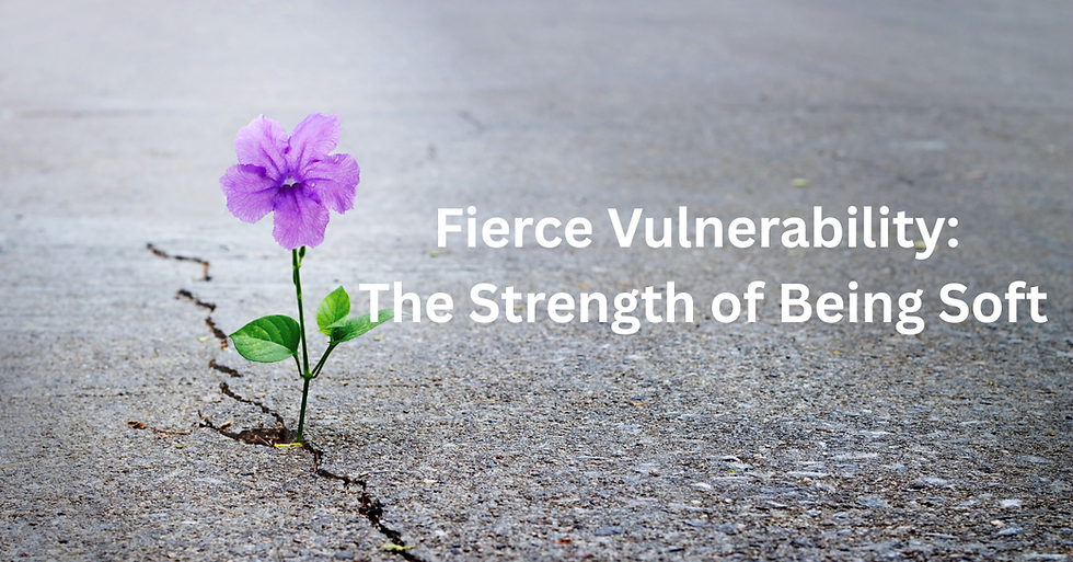 Fierce Vulnerability: The Strength of Being Soft