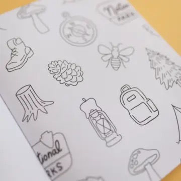 Thumbnail: National Parks Coloring Book