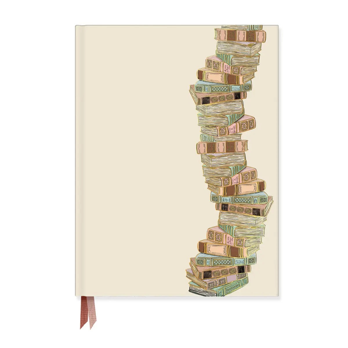 Bookish Stack Hardcover Notebook