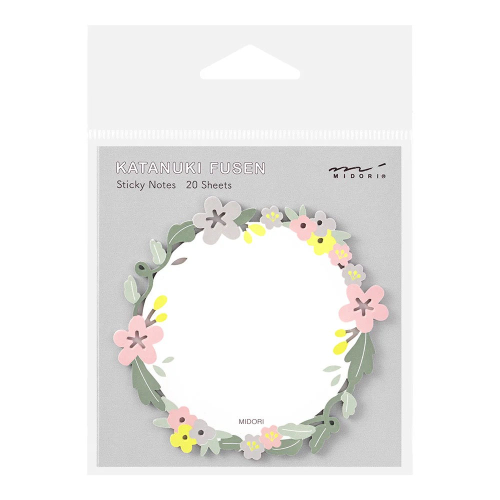 Sticky Notes - Die-Cut Wreath