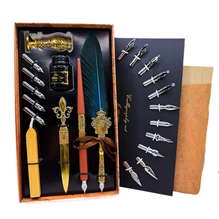 Thumbnail: Calligraphy Set with Wax Seal Kit
