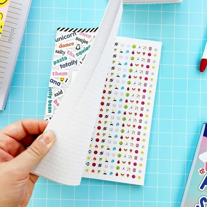 Thumbnail: Pipsticks - Sticker Poetry Book: Trendy