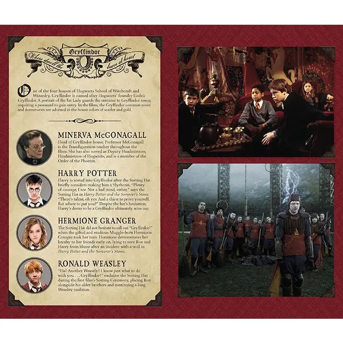 Thumbnail: Harry Potter Gryffindor Hardcover Ruled Journal