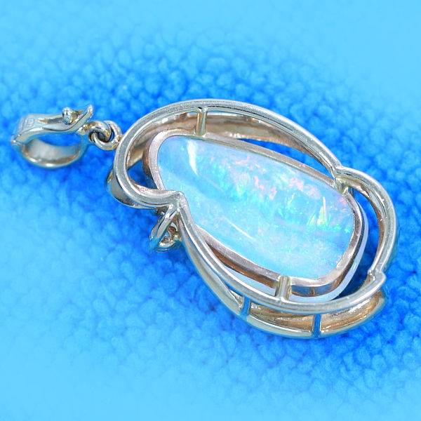 Thumbnail: Opal diamond pendant or slide