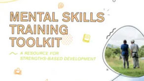 Cover page of the Mental Skills Training Toolkit, a resource for strengths-based development