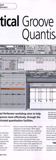 Sound On Sound - "Practical Groove Quantization" - Article
