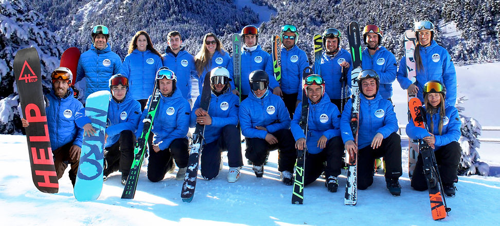 profesores de la escuela sota zero de esqui