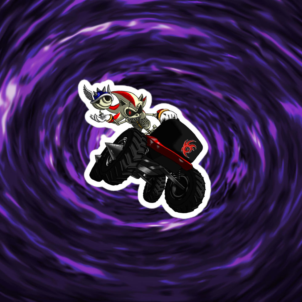 Dry-Shadow Kart Sticker