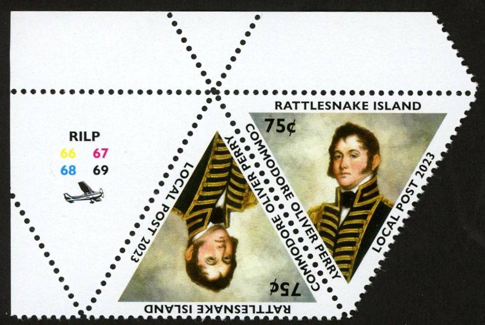 Thumbnail: 75 cent  -  Commodore Oliver H Perry         1 oz Letter Rat