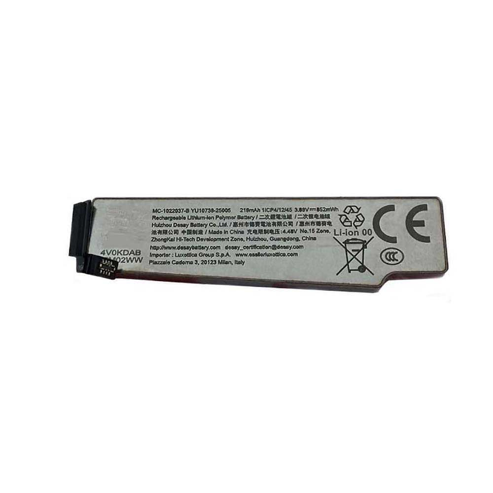 Consumer Electronics Battery Rayban MC-1022037-B Replacement Battery for Rayban Meta Wayfarer Gen1 Gen2