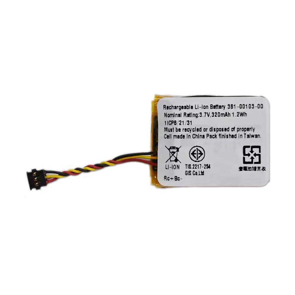 Wysokojemna Bateria 320mAh Garmin 361-00103-00 - Kompatybilna z Garmin Dash Cam 45