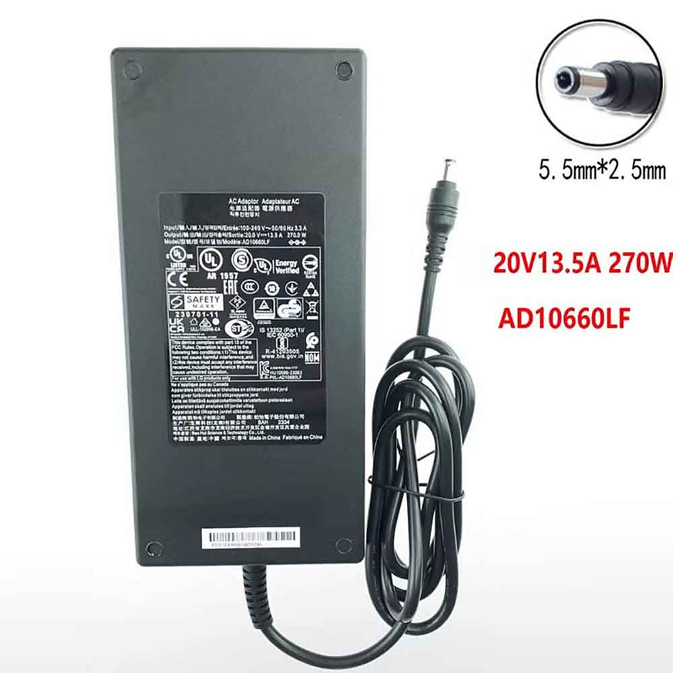 Laptop Adapter AD10660LF 270.0W Replacement Adapter for LG UltraGear OLED Gaming Monitor