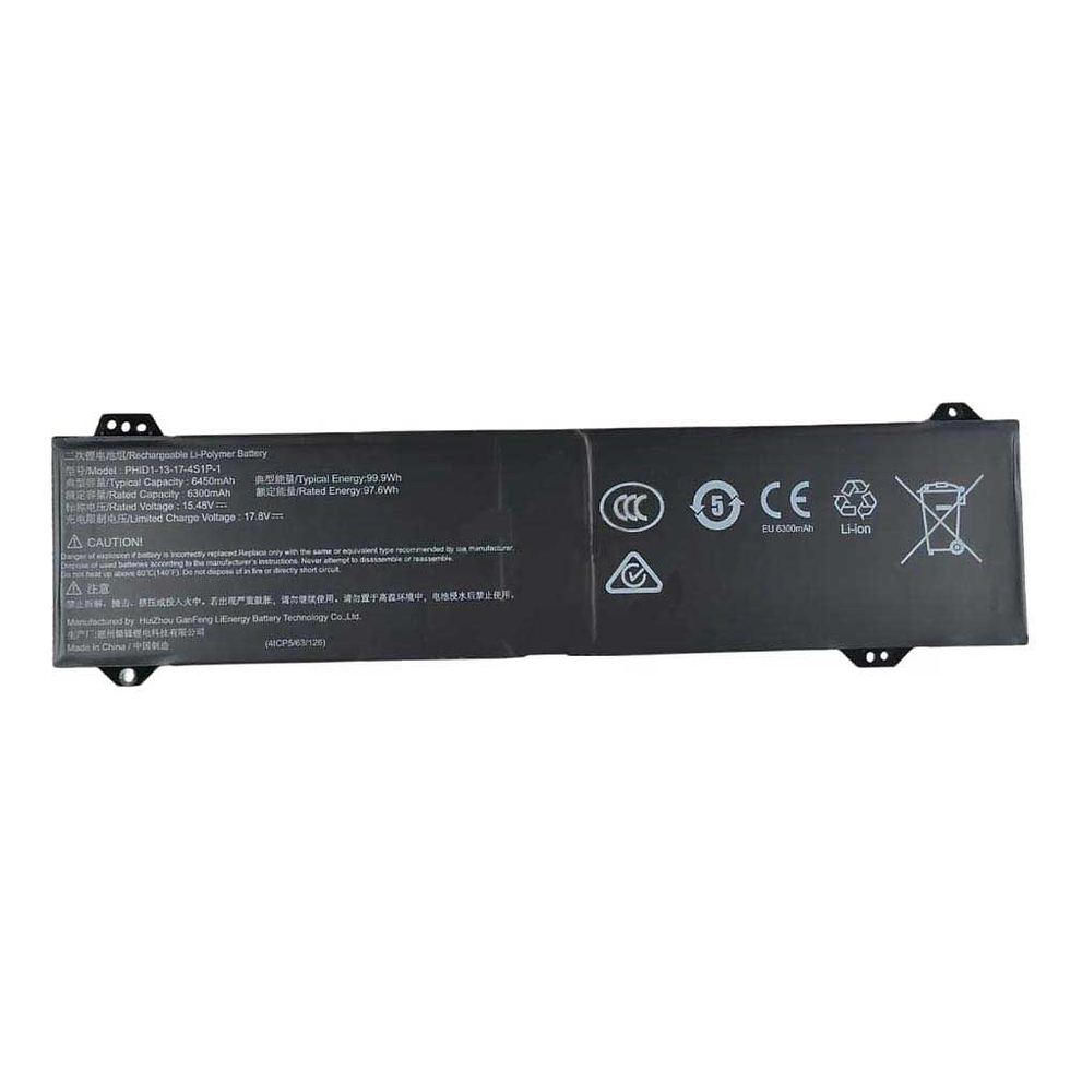Wysokojemna Bateria 6450mAh Mechrevo PHID1-13-17-4S1P-1 - Kompatybilna z Mechrevo Wing Dragon 15 Pro