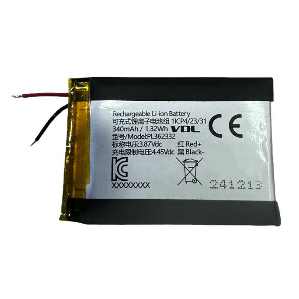 Wysokojemna Bateria 340mAh Huami PL362332 - Kompatybilna z Huami Bip 6 A2345