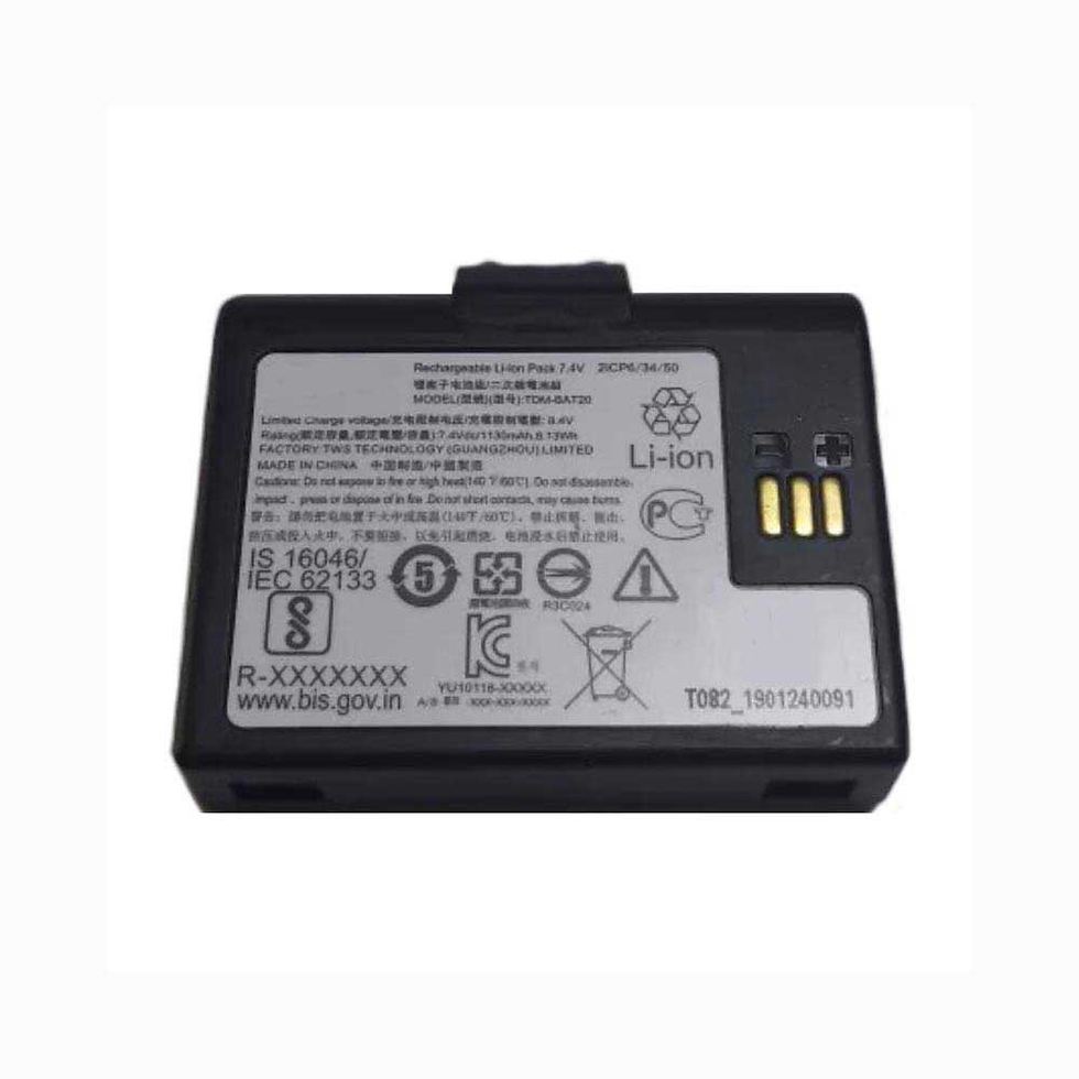 Wysokojemna Bateria 1130mAh TSC TDM-BAT20 - Kompatybilna z TSC TDM-BAT20