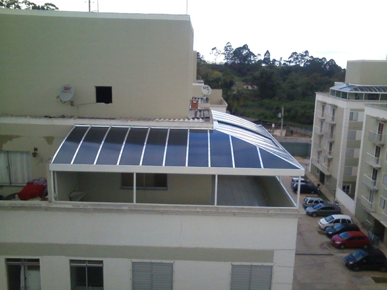 Cobertura de corredor