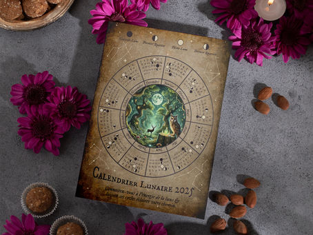 Découvrez le Calendrier Lunaire 2025 en format Carte postale : Un Outil Poétique et Pratique