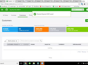 How to receive payments in QBO- Provided you have created an invoice