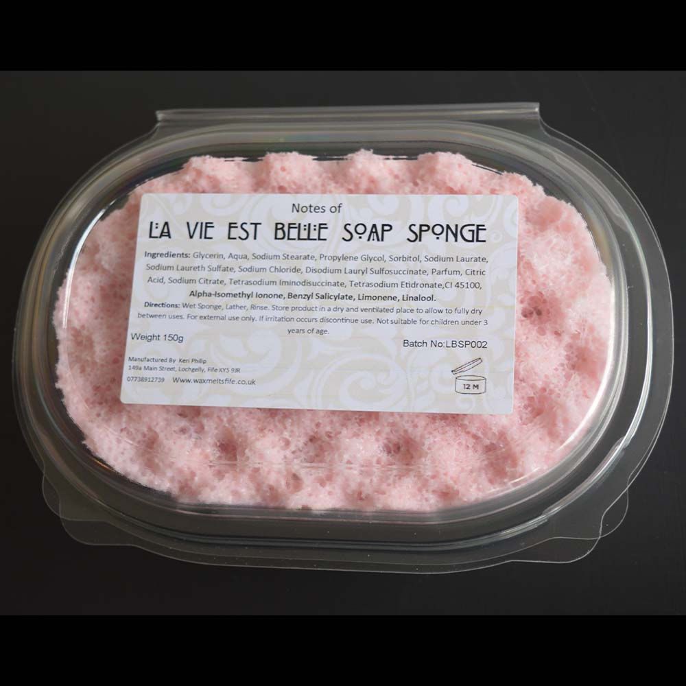 La Vie Est Belle Soap Sponge
