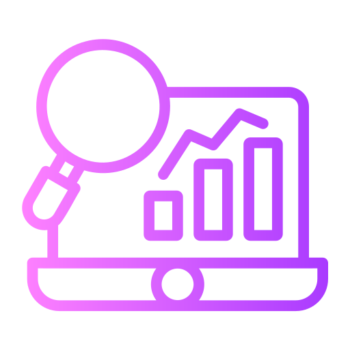 Laptop screen showing marketing analytics data