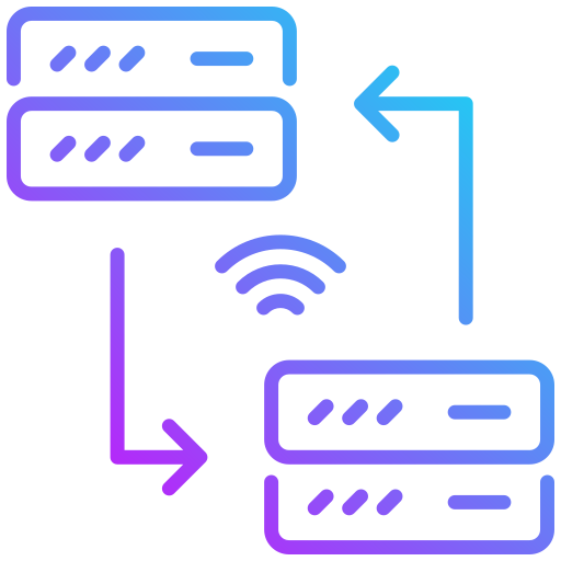 Data transfer between servers