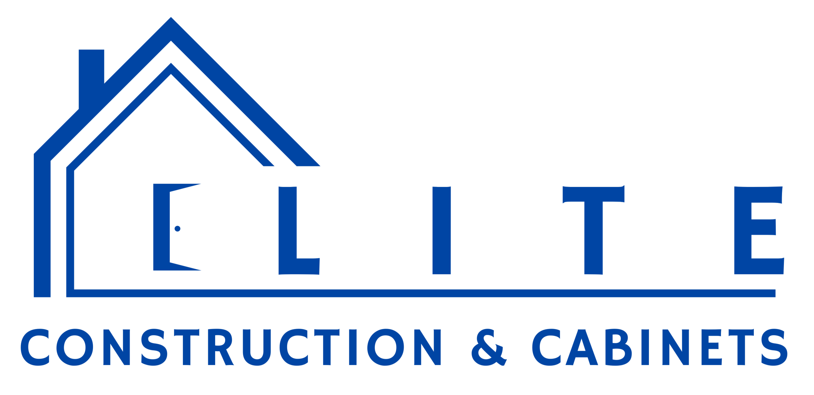 Blue logo for kitchen remodeling contractor