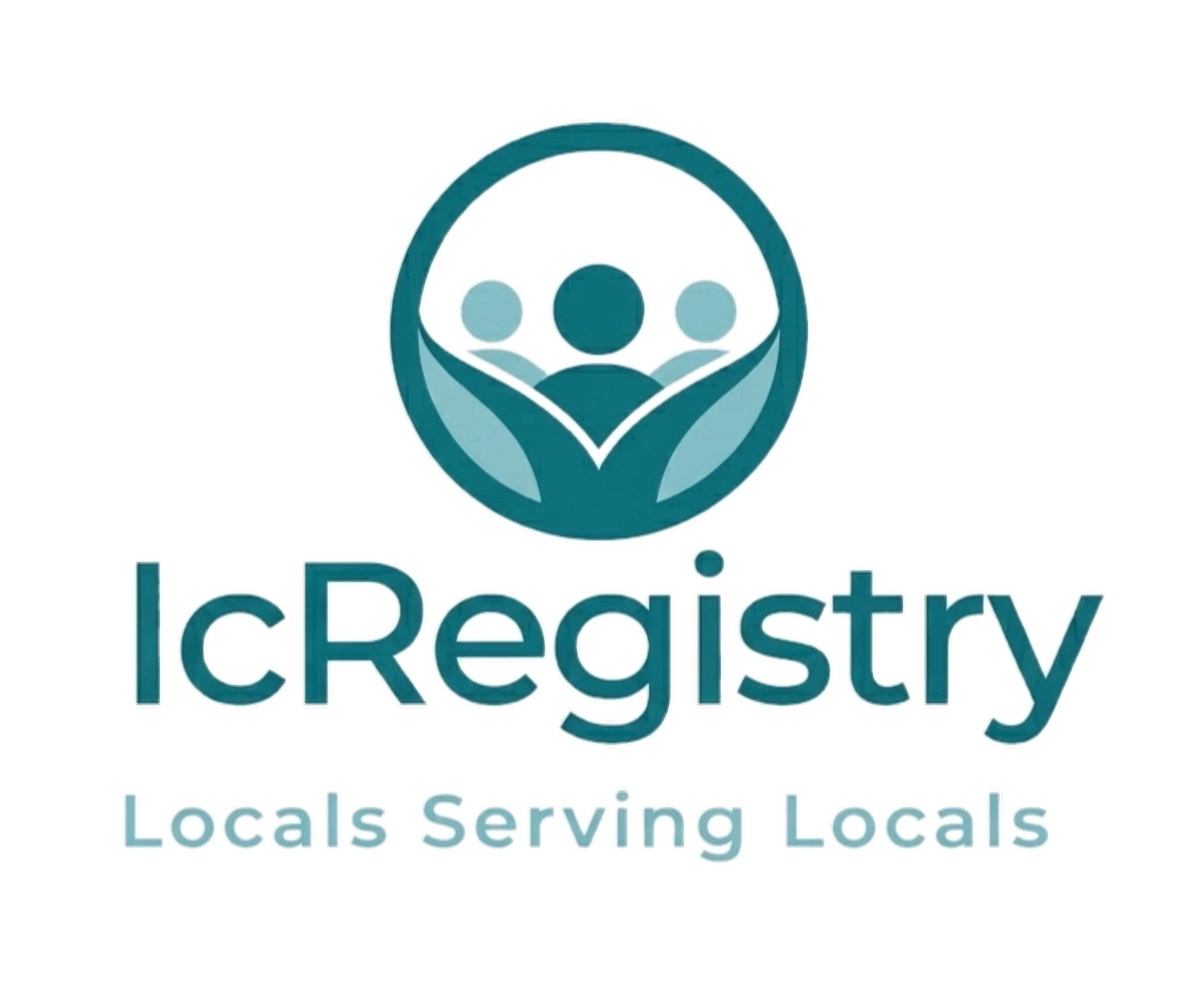 IcRegistry logo, Locals Serving Locals
