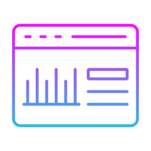 Website analytics dashboard: key metrics