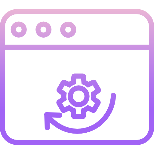 Purple website loading icon